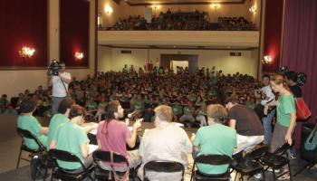 L'assemblea d'aquest divendres a Porreres. 