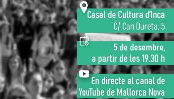 Mallorca Nova celebrarà la seva assemblea constituent dissabte a Inca