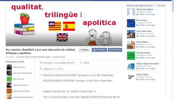 Convocatòria de 'Jo som salat' a Facebook. 