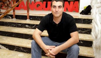 Arrufat, ahir a Palma, abans de participar al XXVII Seminari Blanquerna.