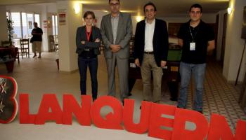 D'esquerra a dreta: Camats, Salvadó, Rull i Arrufat, 