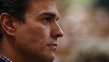 Pedro Sánchez deixa el seu escó al Congrés.