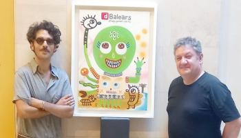 Albert Pinya ha fet el quadre commemoratiu dels 25 anys de dBalears