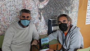 Josep A. Calvo a l’esquerra i Biel Simonet a la dreta.