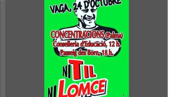 Cartell del sindicat STEI-i animant a secundar la vaga. 