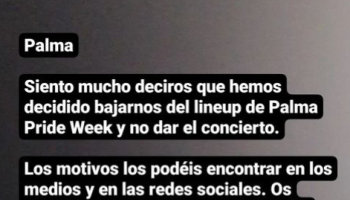 El cantant Putochinomaricón no actuarà a la Pride Week de Palma per la presència d'una exdiputada de Vox