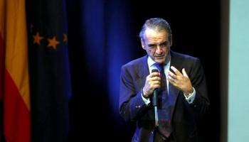 L'exbanquer Mario Conde omplí l'Auditòrium de Palma en un acte organitzat pel Círculo Balear.