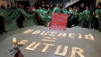 IES Emili Darder, el mes de novembre passat, durant la primera tancada.