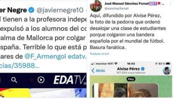 Els espanyolistes travessen totes les línies vermelles: publiquen una foto de la filla petita de la professora de La Salle juntament amb amenaces