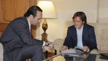 Bauzá i Campos, a una anterior trobada al Consolat.