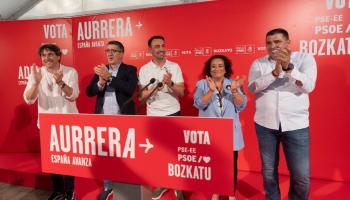 El PSOE guanya al País Basc, seguit de prop per Bildu i el PNV