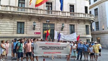 Clam a Palma contra l'espionatge d'Estat: «Les infiltracions policials són tortura»