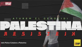 La CUP mostra la seva solidaritat amb el poble palestí