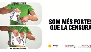 Comença la campanya 'Som més fortes que la censura' per a incentivar les subscripcions a revistes en català