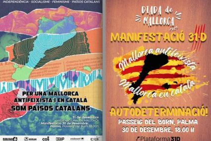 AVUI 18.00 Born de Palma: Manifestació per la dignitat de Mallorca. Contra el feixisme i per la llengua catalana