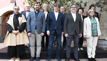 Imatge de l'equip de govern del nou Consell de la República.