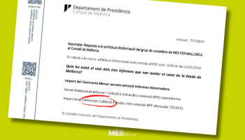 El Consell va pagar prop de 6.000 euros pels informes que justifiquen el canvi de data de la Diada de Mallorca