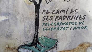 Cartell de la ruta en carro de les padrines a favor de l'educació. 