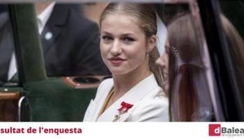El 94% dels nostres lectors consideren que nomenar Leonor de Borbón com a filla adoptiva de Mallorca és «un acte de servilisme»