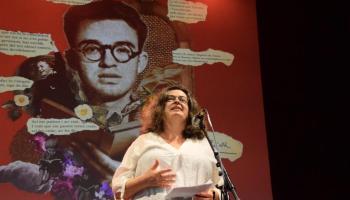 Imatge de l'acte en homenatge a Estellés celebrat aquest dissabte.