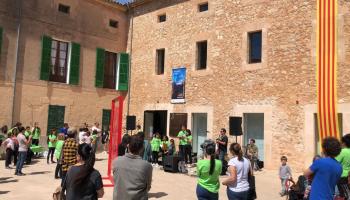 El Correllengua ha tingut una càlida arribada a Alaró.