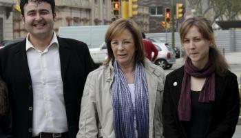 Marina Albiol, a la dreta de la imatge, ha explicat que proposarà al Parlament valencià iniciar les gestions per arribar a la reciprocitat.