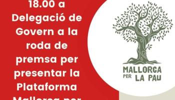 Plataforma Mallorca per la Pau llança un manifest contra la guerra i el militarisme