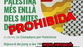 Denuncien la prohibició de la xerrada 'Palestina més enllà dels mites d'Israel' a la Biblioteca de Cort