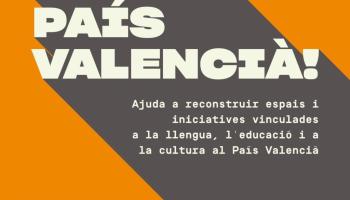 'Amunt País Valencià!', la campanya de la Federació Llull per reconstruir espais vinculats amb la llengua i la cultura afectats per la DANA