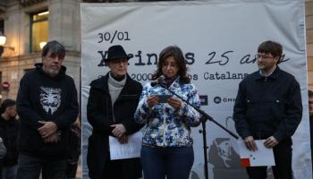 Reivindiquen el llegat de Xirinacs: «Ens marca el camí de la independència a través de la lluita noviolenta»