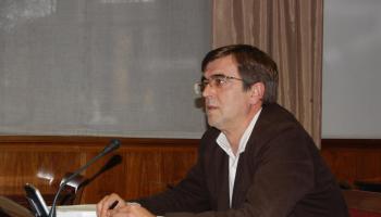 Francesc Antich, senador autonòmic del PSIB i expresident balear, durant la presentació de la seva intervenció a la comissió del Senat.