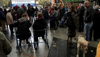 Concentració aquest diumenge al Born a Palma per exigir més ajudes pels discapacitats. 