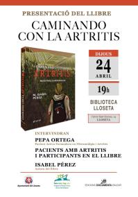 La biblioteca de Lloseta acull la presentació del llibre ‘Caminando con la artritis’