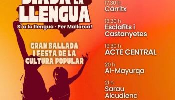 Horaris de la Diada per la Llengua de dia 10 de maig