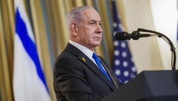 El primer ministre israelià, Benjamin Netanyahu, durant la seva darrera visita a la Casa Blanca.