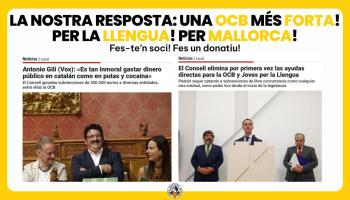 Resposta a la retirada d’ajuts del Consell: l’Obra Cultural Balear rep una allau de nous socis