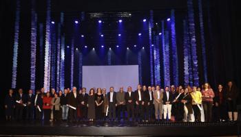 Imatge de les persones i entitats distingides amb els Premis 31 de desembre d'enguany.