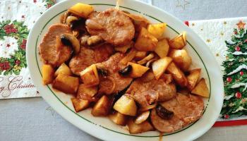 Els talls de llom de porc marinats amb xampinyons és un plat alternatiu idoni per aquestes festes.