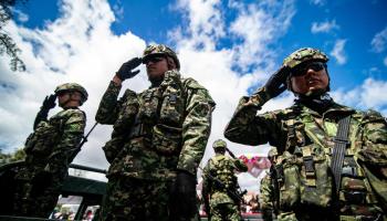 Imatge d'arxiu d'un grup de soldats de les Forces Armades de Veneçuela.