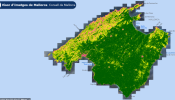 Una nova aplicació permet consultar mapes de Mallorca des de 1968