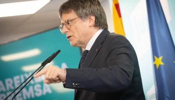 Carles Puigdemont ha demanat aquest dissabte mirar al futur per a tornar a elevar el nivell de sobirania.