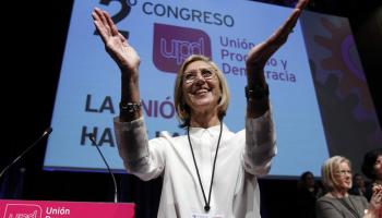 La líder d'UPyD, Rosa Díez. 