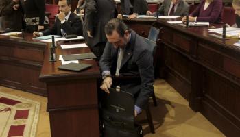 Bauzá aquest dimarts al Ple del Parlament.