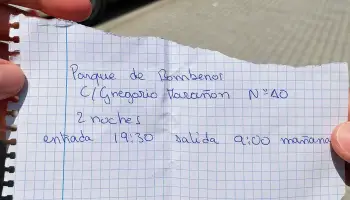 Els desallotjats de l'antiga pres&oacute; nom&eacute;s varen rebre una nota on se'ls oferia dormir dues nits al Parc de Bombers