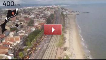 La Via Catalana des de l'aire