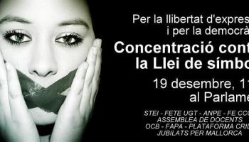 Cartell de la concentració. 