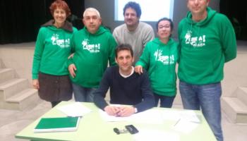 L'equip directiu després de presentar la renúncia. 