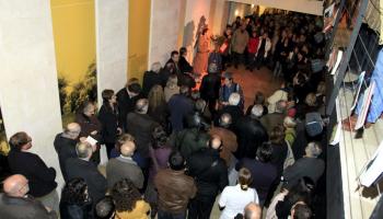 Un Can Alcover estibat acollí a principis de 2013 els Premis Ciutat de Palma 'alternatius' als que lliura Cort.