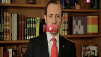 El missatge de Bauzá s'ha emès per IB3. 