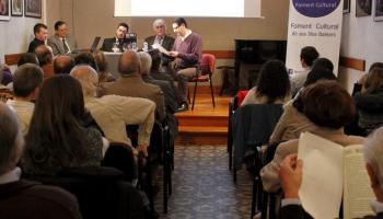 Un centenar de persones van assistir a la presentació de Foment Cultural de ses Illes Balears celebrat divendres a l'Ateneu de Maó. 